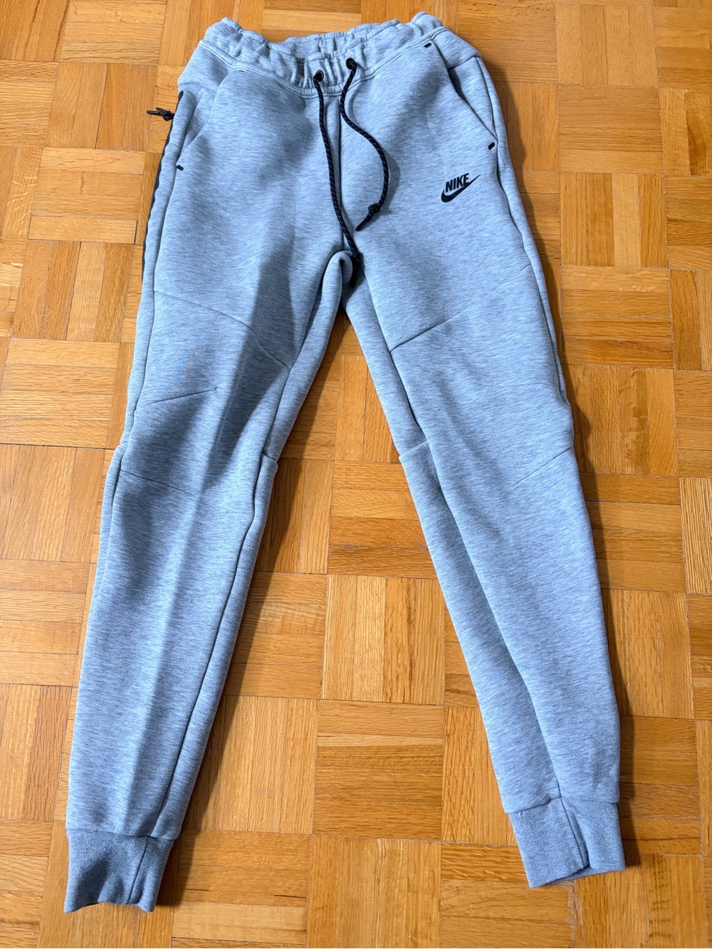 Nike Tech Fleece Grey Drawstring Joggers